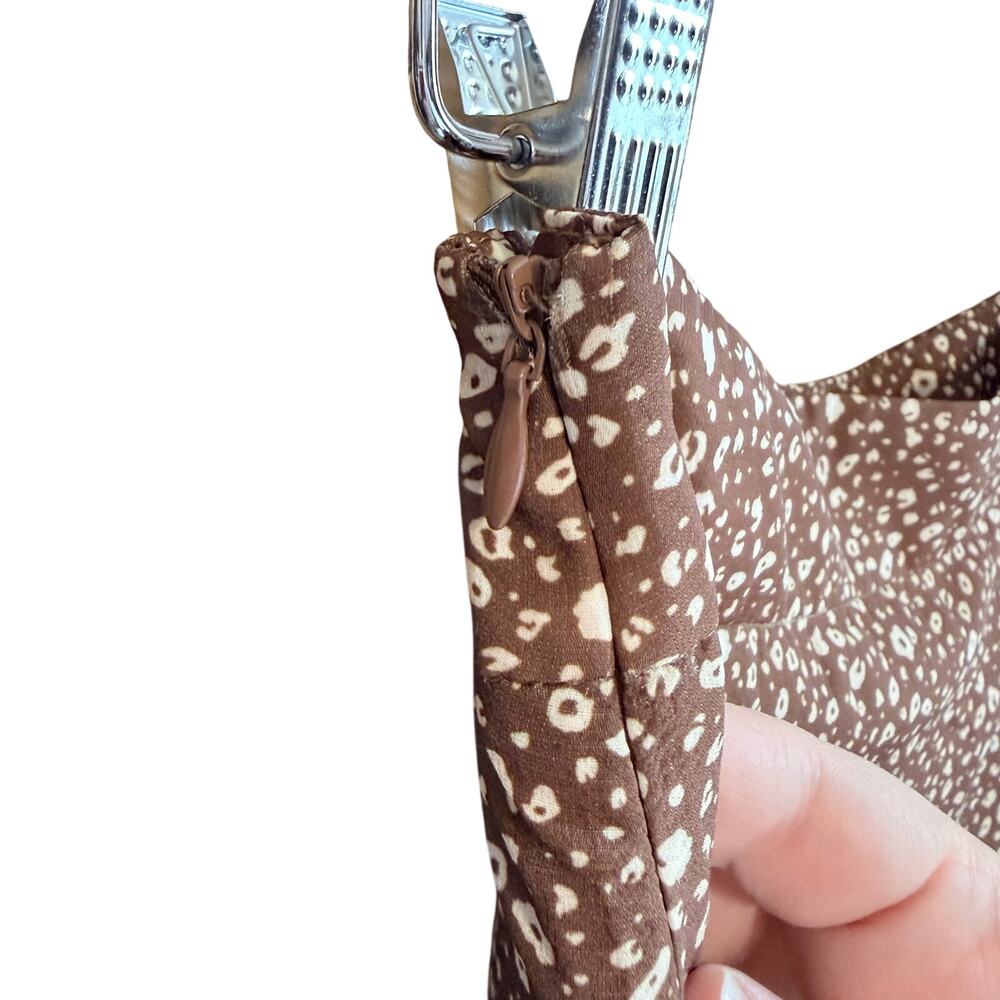 Mystree Brown Patchwork Boho Prairie Cottagecore … - image 6